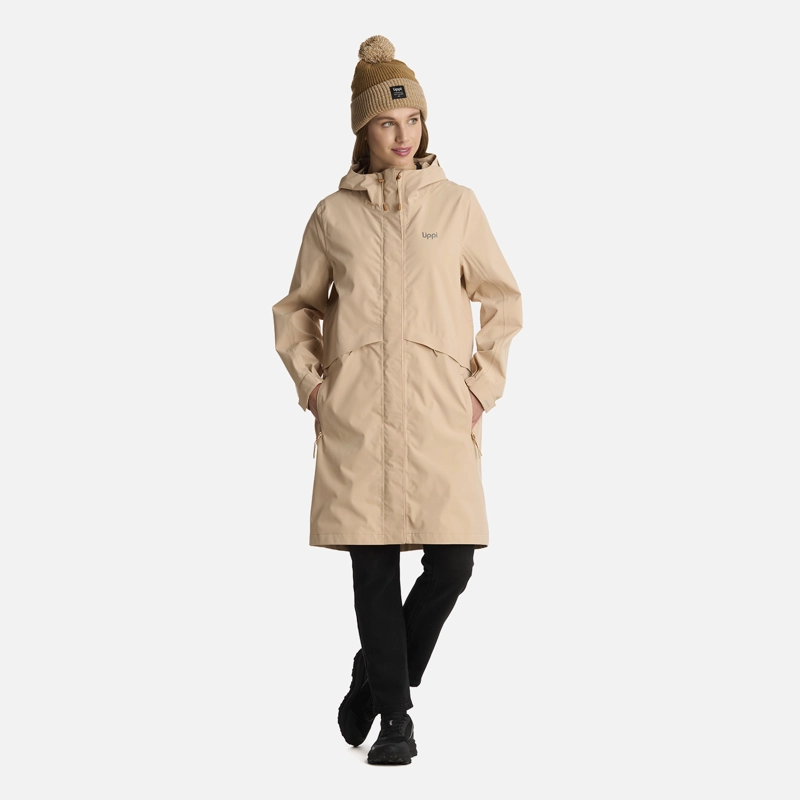 CHAQUETA MUJER MOUNTAINS LIVE B-DRY LONG CAQUI LIPPI I25 - 8