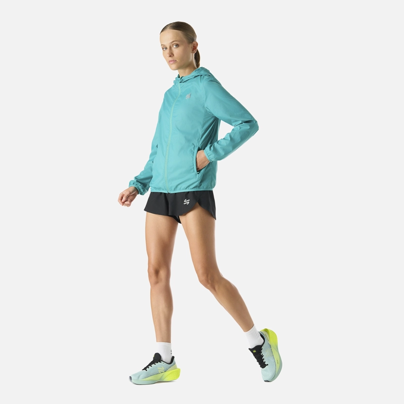 CHAQUETA MUJER BUILT TO MOVE WINDBREAKER JACKET TURQUESA VULCANO - 7