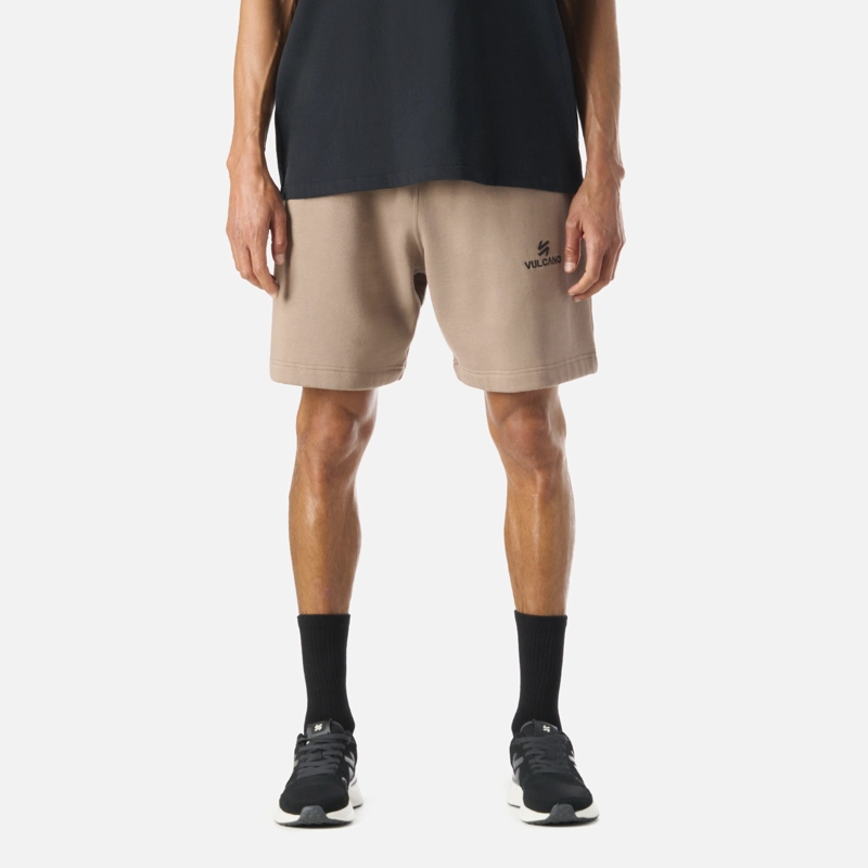 SHORTS HOMBRE COOL DOWN SHORTS TAUPE VULCANO - 1