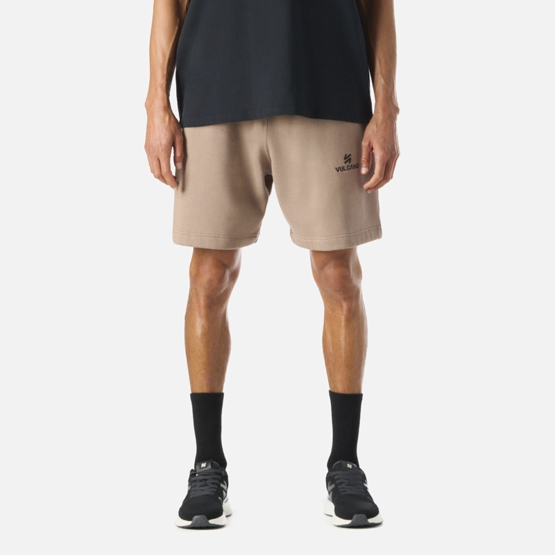 SHORTS HOMBRE COOL DOWN SHORTS TAUPE VULCANO - 1