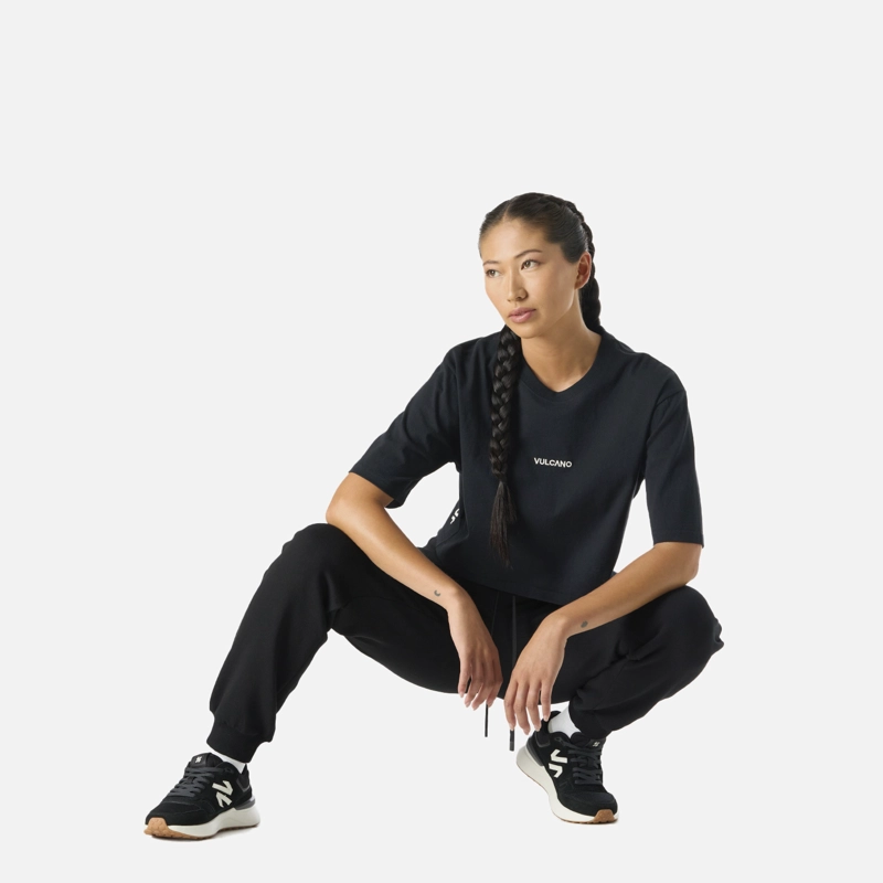 PANTALON MUJER COOL DOWN JOGGER PANTS NEGRO VULCANO - 7