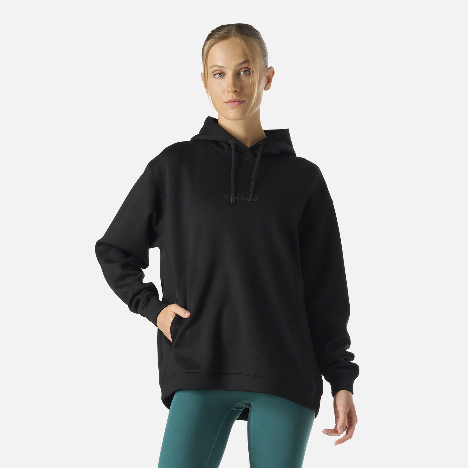 POLERON DEPORTIVO CANGURO MUJER TEMPO ACTIVE - 1