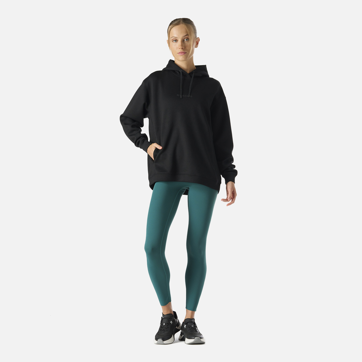 POLERON DEPORTIVO CANGURO MUJER TEMPO ACTIVE - 7