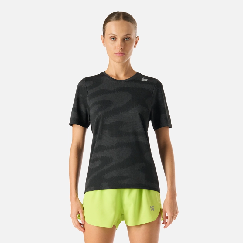 POLERA MANGA CORTA RUNNING SIN COSTURAS MUJER BUILT TO MOVE - 1
