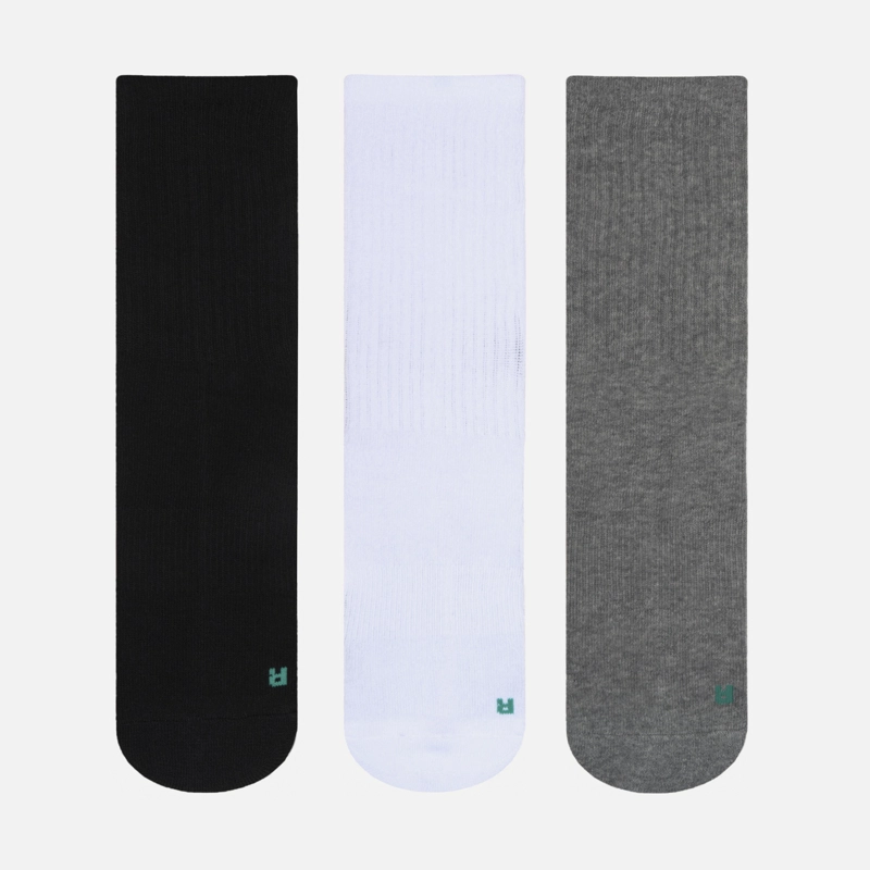 PACK DE 3 CALCETINES MEDIOS DEPORTIVOS UNISEX ESSENTIALS - 1