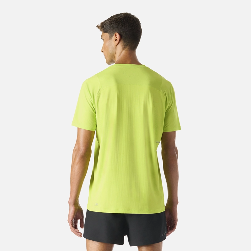 POLERA HOMBRE BUILT TO MOVE T-SHIRT VERDE LIMA VULCANO - 4