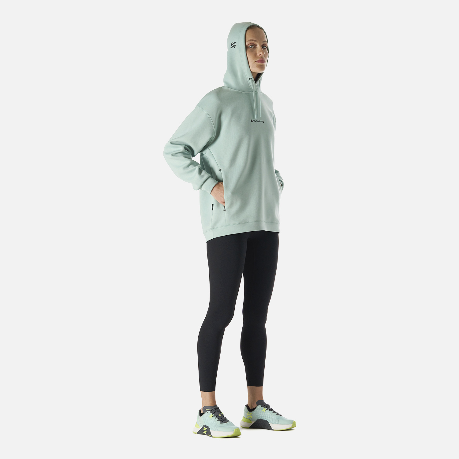POLERON DEPORTIVO CANGURO MUJER TEMPO ACTIVE - 7