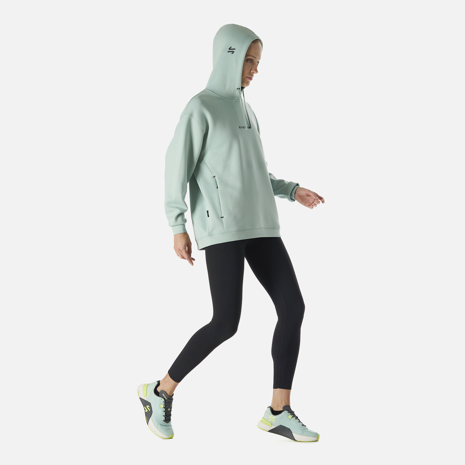 POLERON DEPORTIVO CANGURO MUJER TEMPO ACTIVE - 8