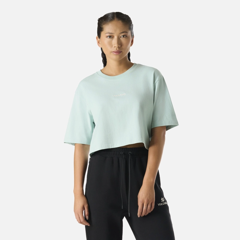 POLERA CROP CASUAL MANGA CORTA MUJER COOL DOWN - 1