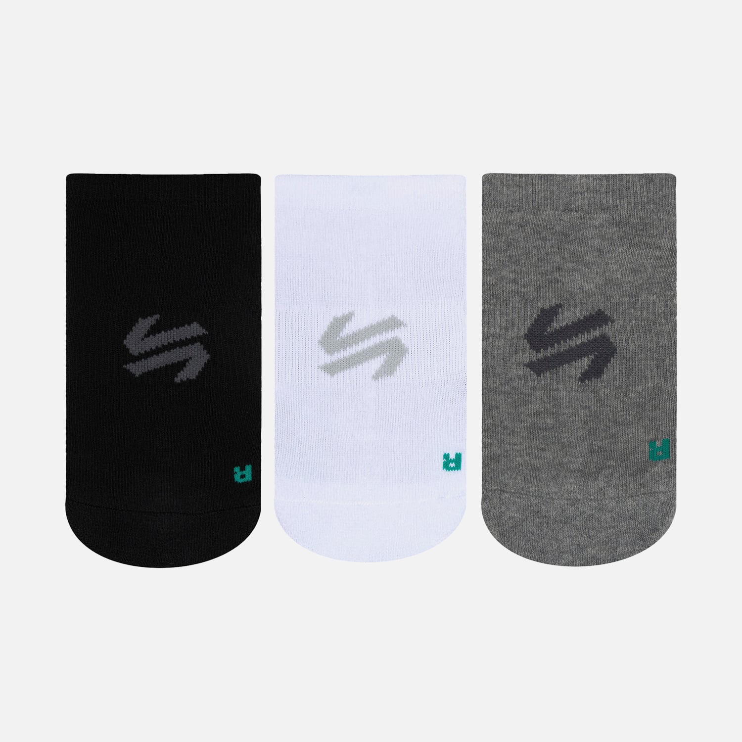 PACK DE 3 CALCETINES CORTOS DEPORTIVOS UNISEX ESSENTIALS - 1