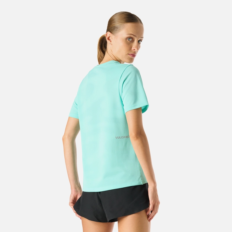 POLERA MUJER BUILT TO MOVE PRO T-SHIRT JADE VULCANO - 4
