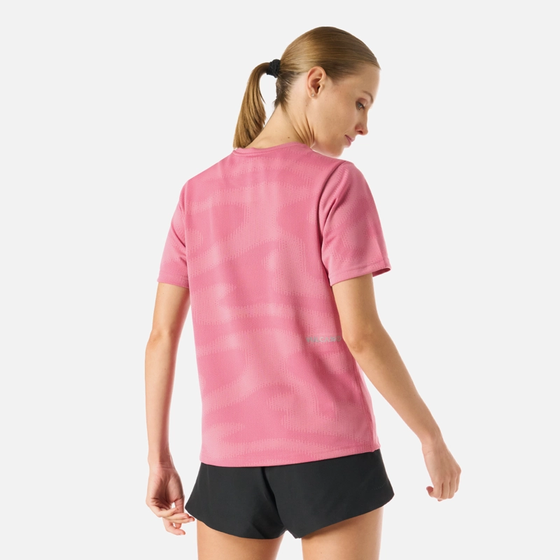POLERA MUJER BUILT TO MOVE PRO T-SHIRT ROSADO VULCANO - 4