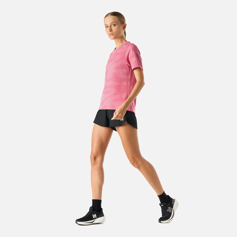 POLERA MUJER BUILT TO MOVE PRO T-SHIRT ROSADO VULCANO - 7