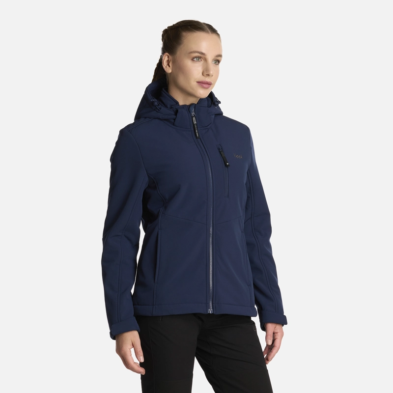 CHAQUETA MUJER MACAYA SOFTSHELL HOODY JACKET AZUL MARINO LIPPI - 2