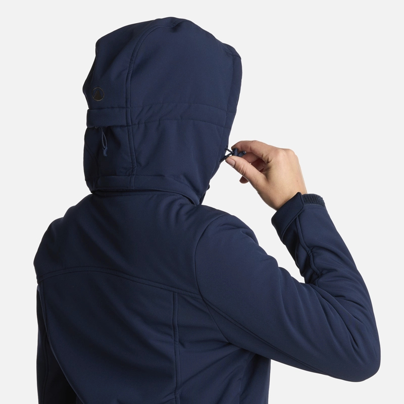 CHAQUETA MUJER MACAYA SOFTSHELL HOODY JACKET AZUL MARINO LIPPI - 7