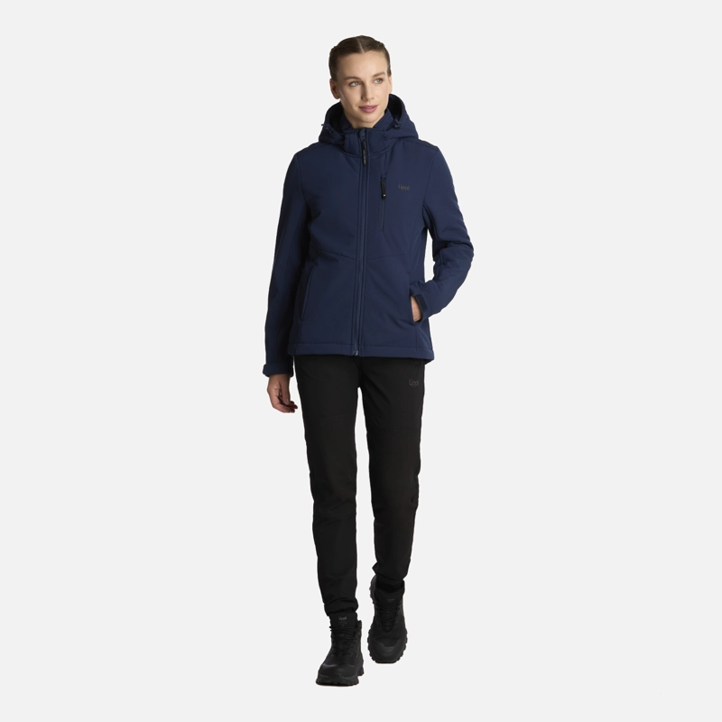 CHAQUETA MUJER MACAYA SOFTSHELL HOODY JACKET AZUL MARINO LIPPI - 9