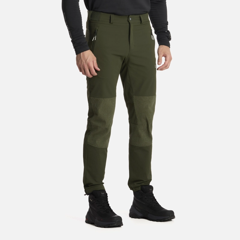 PANTALON HOMBRE SHELTER SOFTSHELL PANTS VERDE MILITAR LIPPI - 2