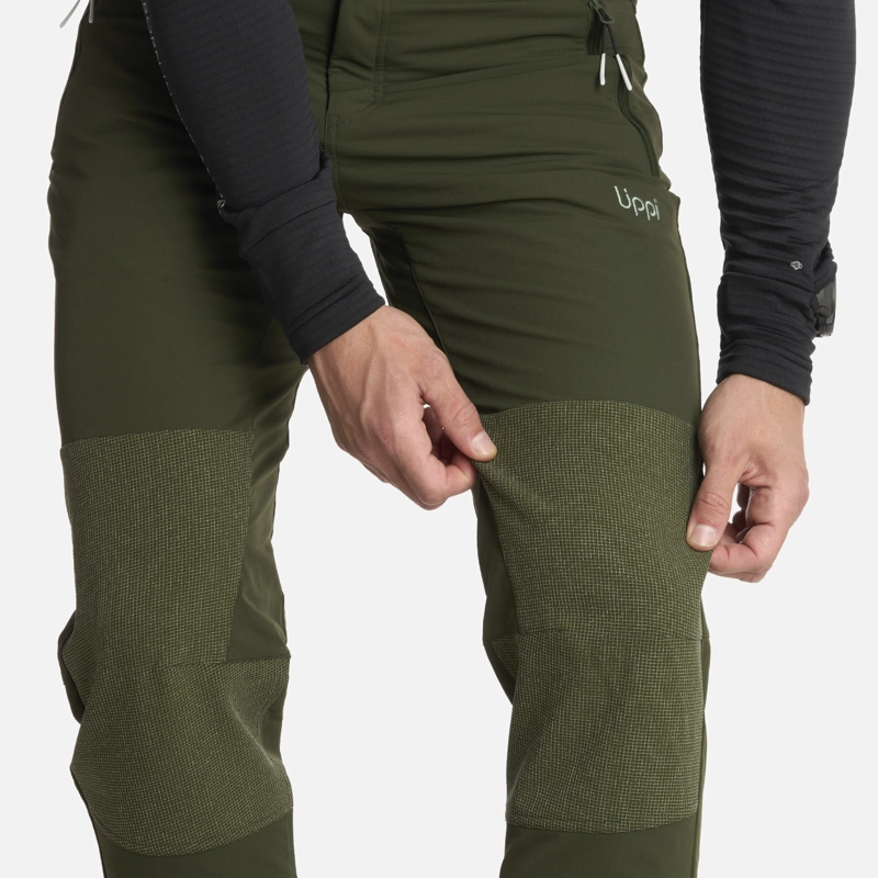 PANTALON HOMBRE SHELTER SOFTSHELL PANTS VERDE MILITAR LIPPI - 5