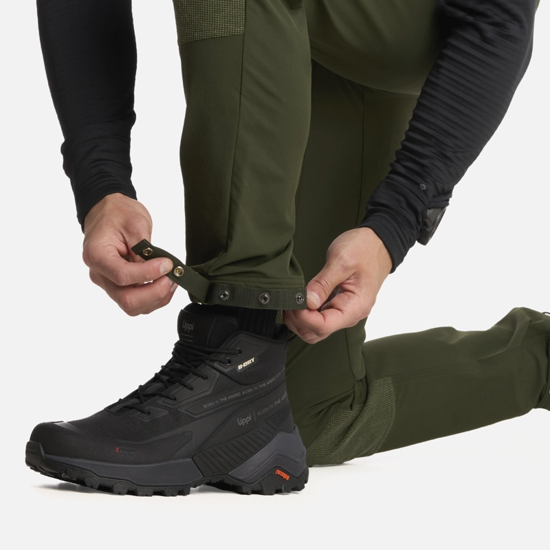 PANTALON HOMBRE SHELTER SOFTSHELL PANTS VERDE MILITAR LIPPI - 6