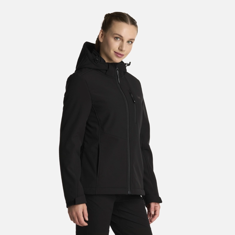 CHAQUETA MUJER MACAYA SOFTSHELL HOODY JACKET NEGRO LIPPI - 2
