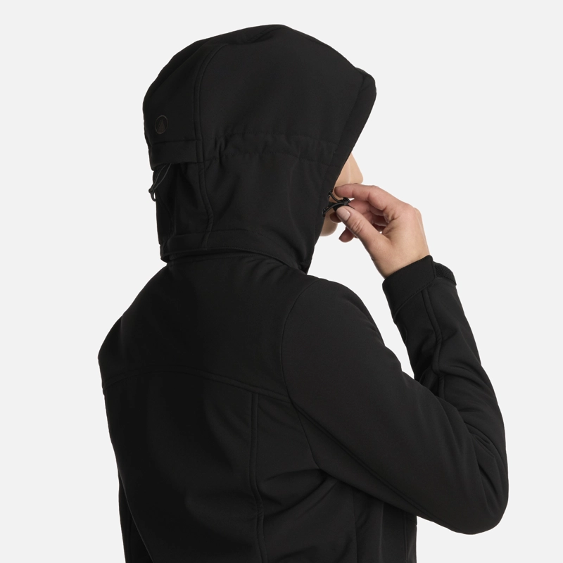 CHAQUETA MUJER MACAYA SOFTSHELL HOODY JACKET NEGRO LIPPI - 7