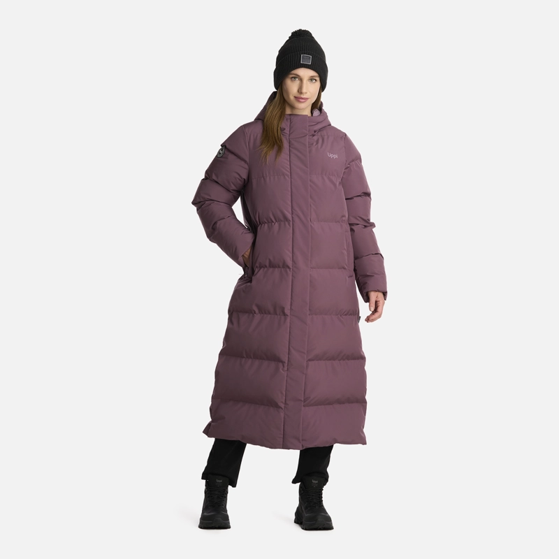 CHAQUETA MUJER LONG AND WARM STEAM-PRO HOODY JACKET MORADO LIPPI - 1
