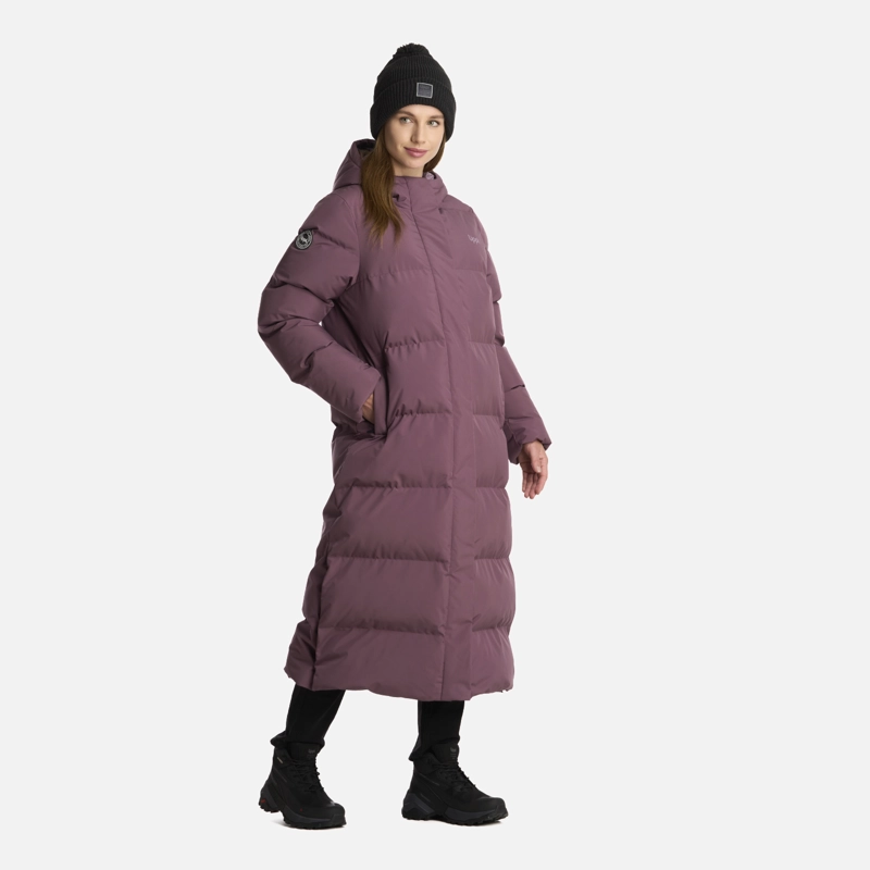 CHAQUETA MUJER LONG AND WARM STEAM-PRO HOODY JACKET MORADO LIPPI - 2