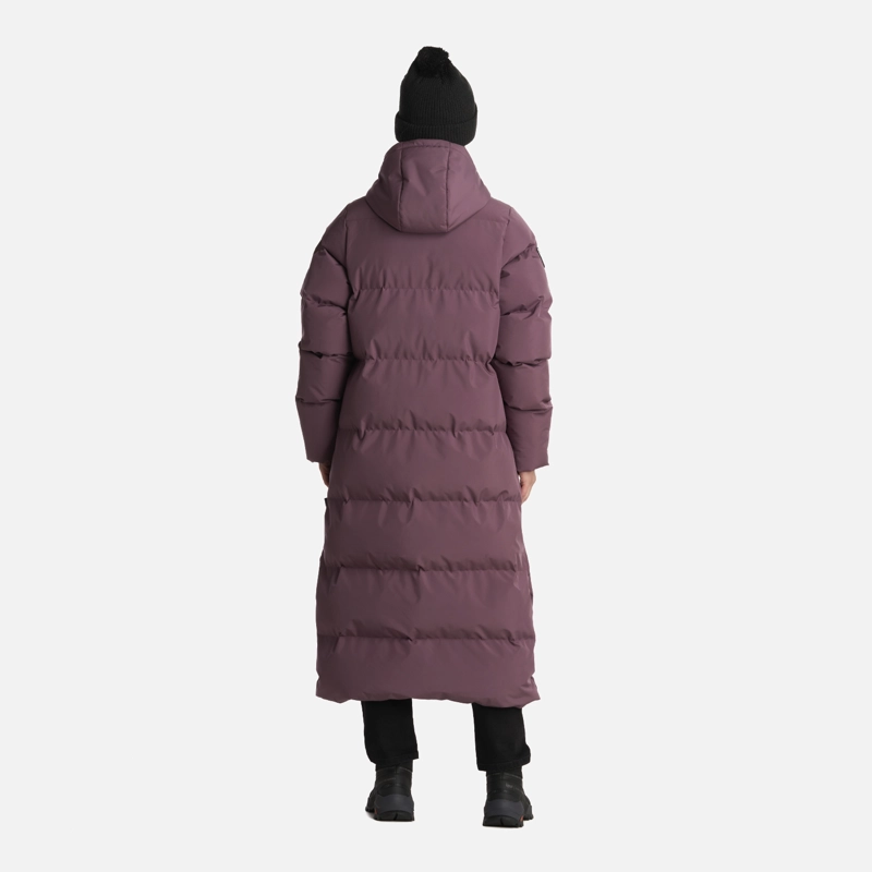 CHAQUETA MUJER LONG AND WARM STEAM-PRO HOODY JACKET MORADO LIPPI - 3