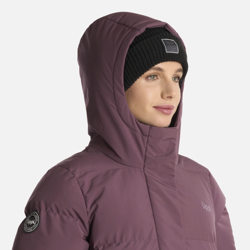 CHAQUETA MUJER LONG AND WARM STEAM-PRO HOODY JACKET MORADO LIPPI - 4