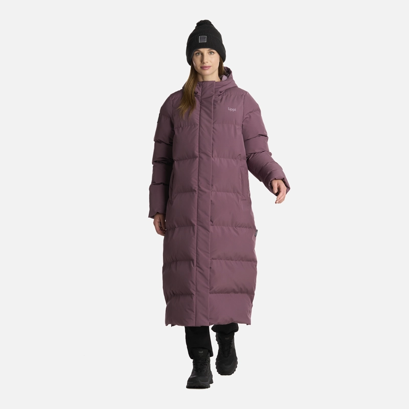 CHAQUETA MUJER LONG AND WARM STEAM-PRO HOODY JACKET MORADO LIPPI - 8