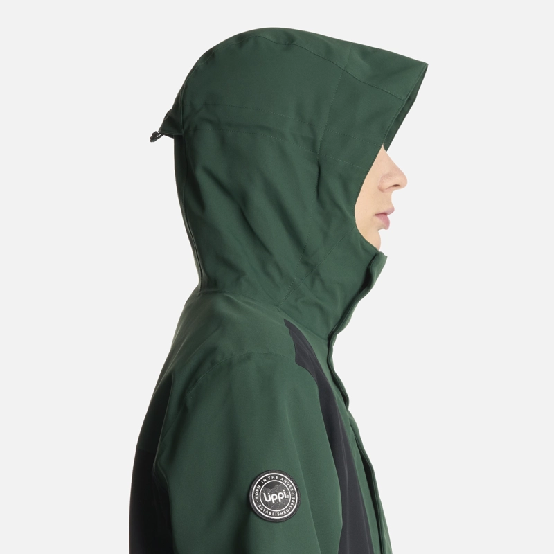 CHAQUETA TEEN BOY LAKE FUSION 3 B-DRY HOODY JACKET VERDE BOTELLA LIPPI - 5