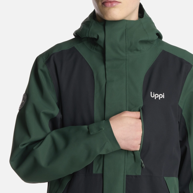 CHAQUETA TEEN BOY LAKE FUSION 3 B-DRY HOODY JACKET VERDE BOTELLA LIPPI - 6