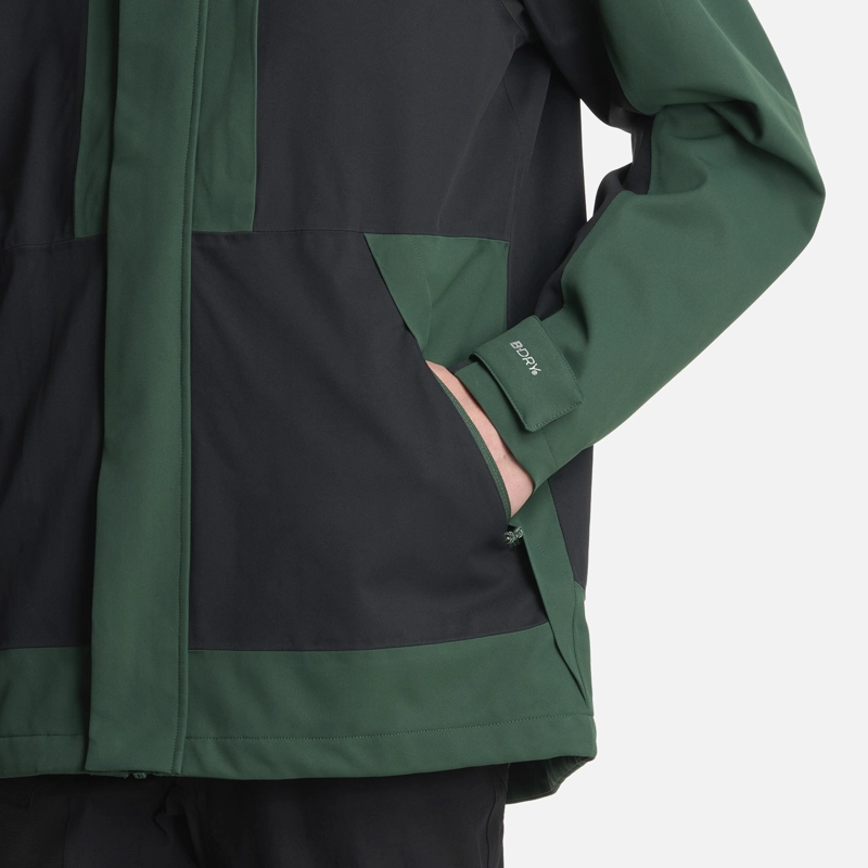 CHAQUETA TEEN BOY LAKE FUSION 3 B-DRY HOODY JACKET VERDE BOTELLA LIPPI - 7