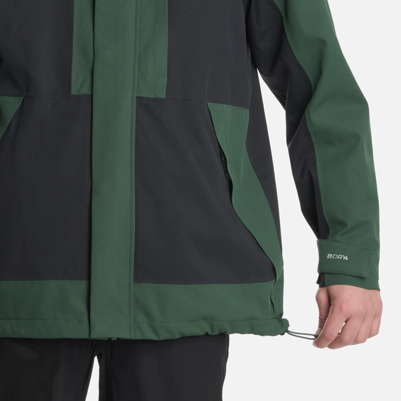CHAQUETA TEEN BOY LAKE FUSION 3 B-DRY HOODY JACKET VERDE BOTELLA LIPPI - 8