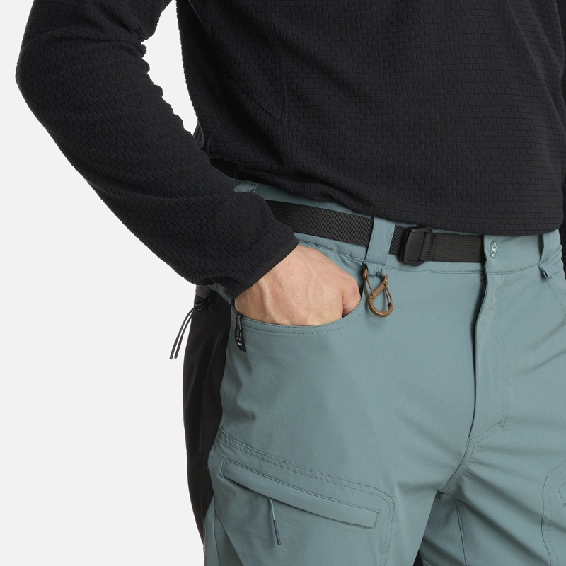 PANTALON HOMBRE WOLLASTON MOUNTAIN Q-DRY REGULAR FIT PANTS PETROLEO LIPPI - 4