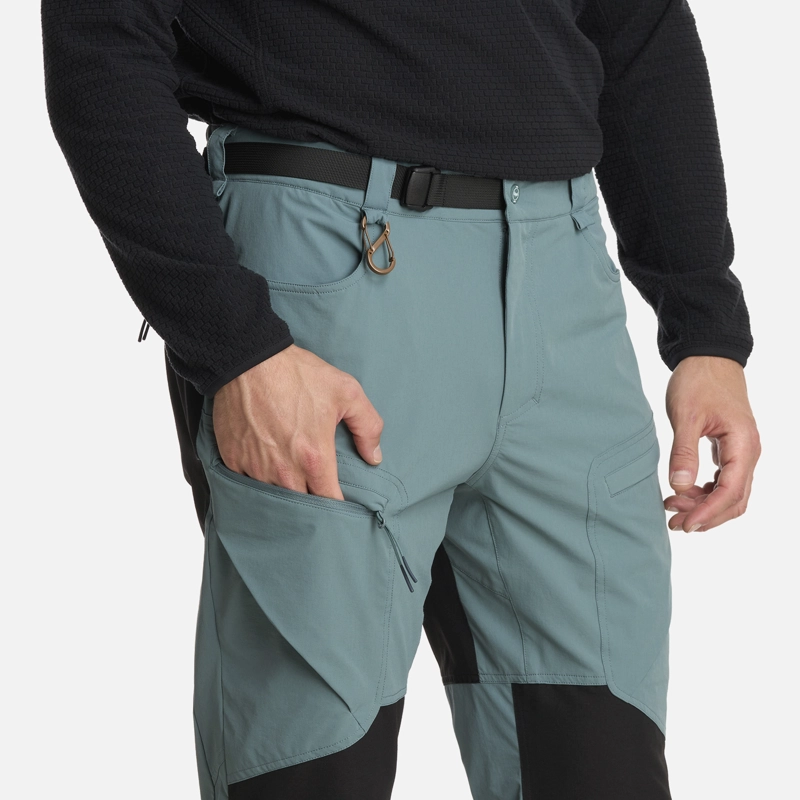 PANTALON HOMBRE WOLLASTON MOUNTAIN Q-DRY REGULAR FIT PANTS PETROLEO LIPPI - 5