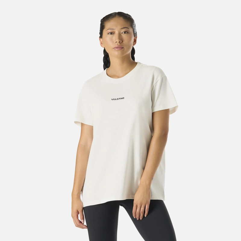 VULCANO POLERA CASUAL MANGA CORTA MUJER COOL DOWN