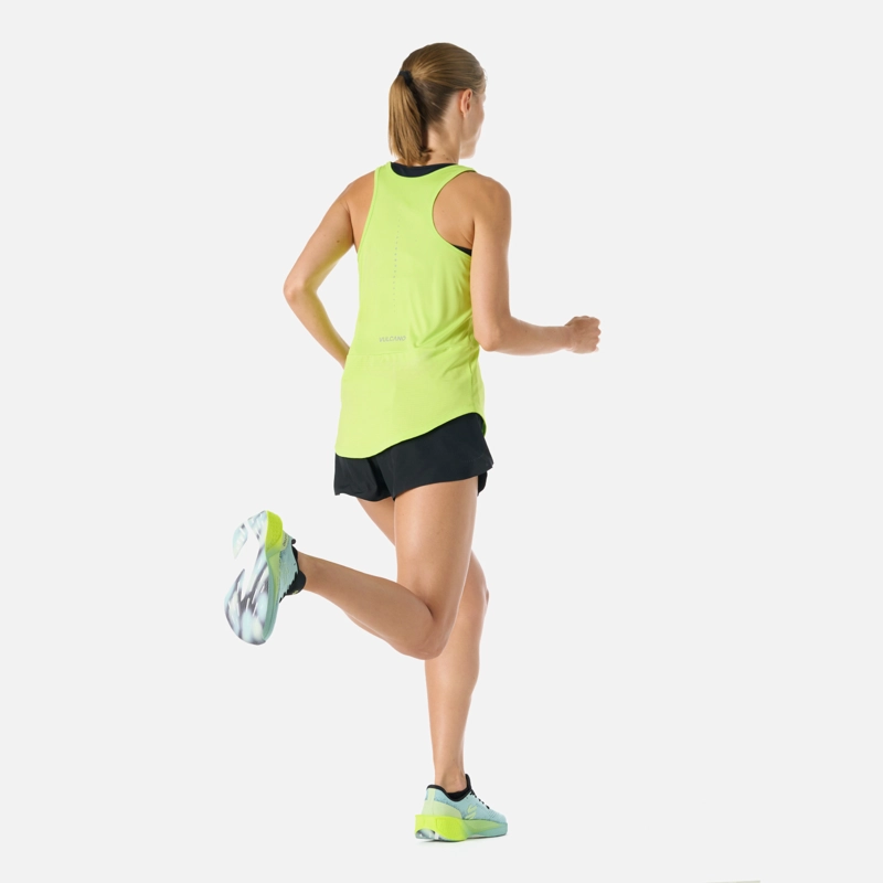 POLERA MUJER BUILT TO MOVE TANK TOP VERDE LIMA VULCANO - 8