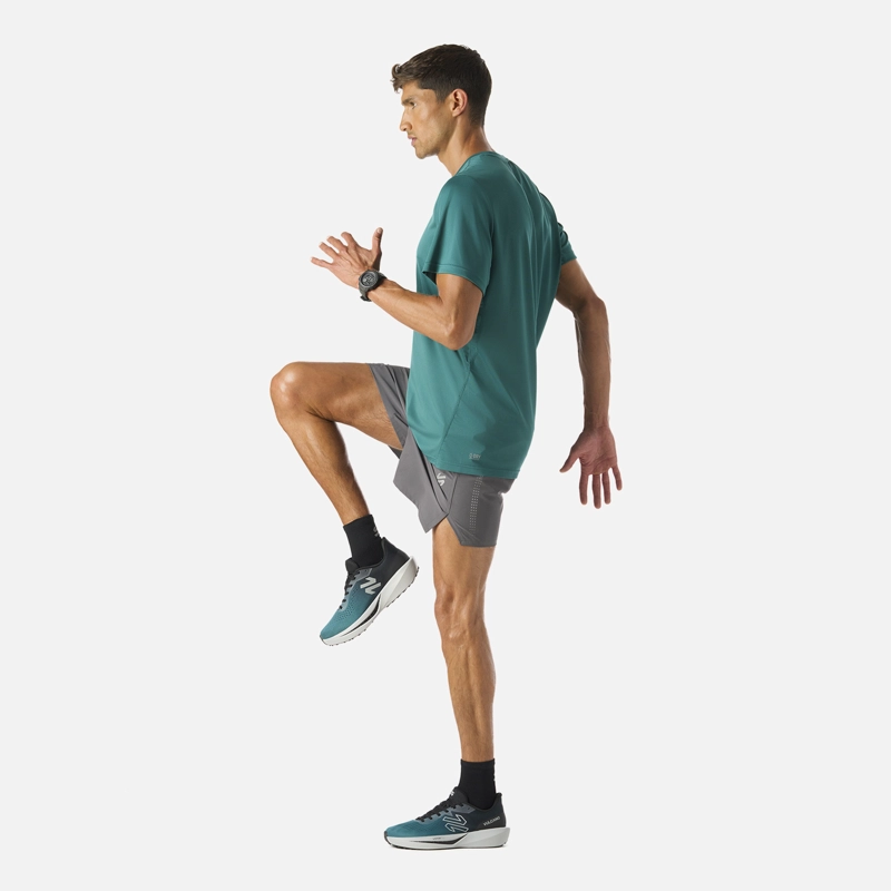 POLERA MANGA CORTA RUNNING HOMBRE TEMPO ADVANCED - 7