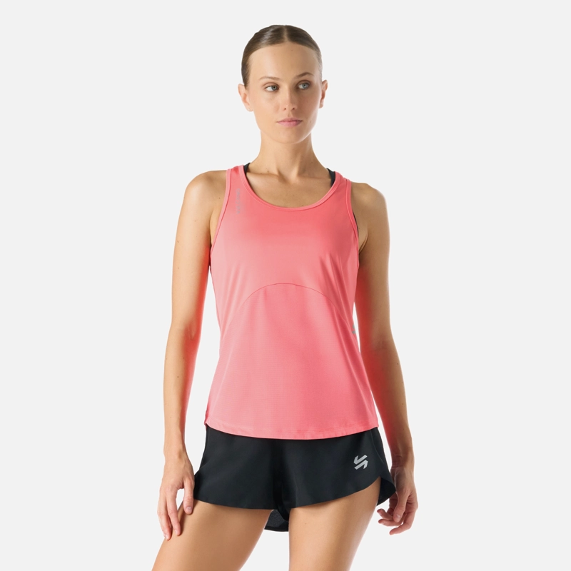POLERA MUJER BUILT TO MOVE TANK TOP CORAL VULCANO - 1