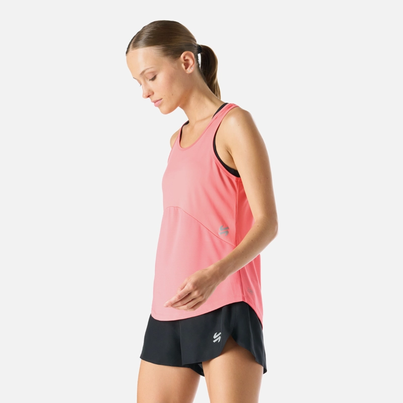POLERA MUJER BUILT TO MOVE TANK TOP CORAL VULCANO - 2