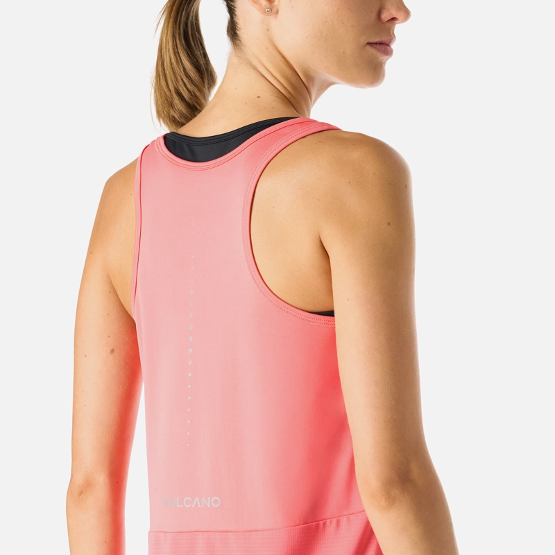 POLERA MUJER BUILT TO MOVE TANK TOP CORAL VULCANO - 6
