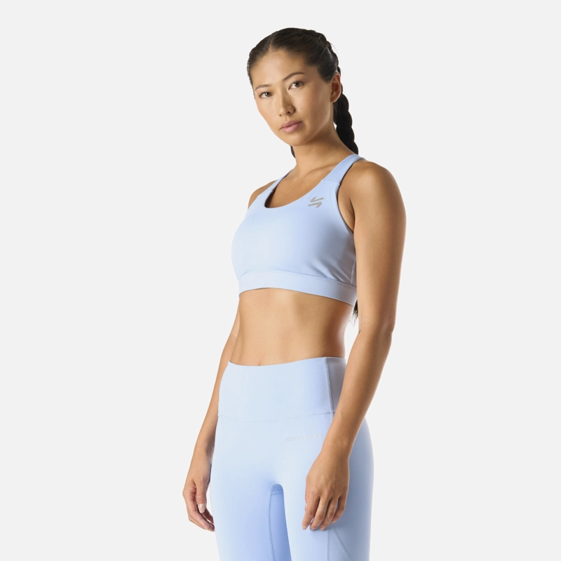 PETO MUJER BUILT TO MOVE HIGH SUPPORT BRA CELESTE VULCANO - 2