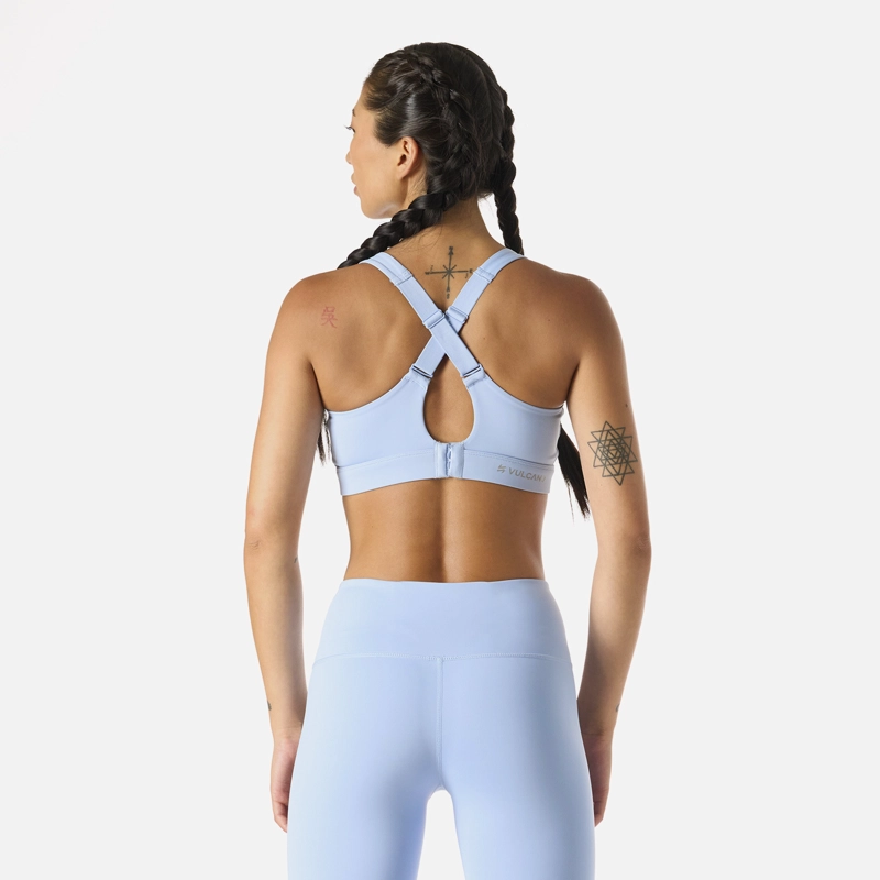 PETO MUJER BUILT TO MOVE HIGH SUPPORT BRA CELESTE VULCANO - 4