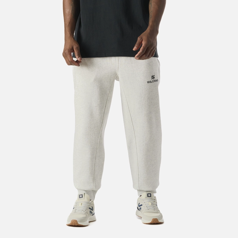 PANTALON HOMBRE COOL DOWN JOGGER PANTS MELANGE GRIS CLARO VULCANO - 1