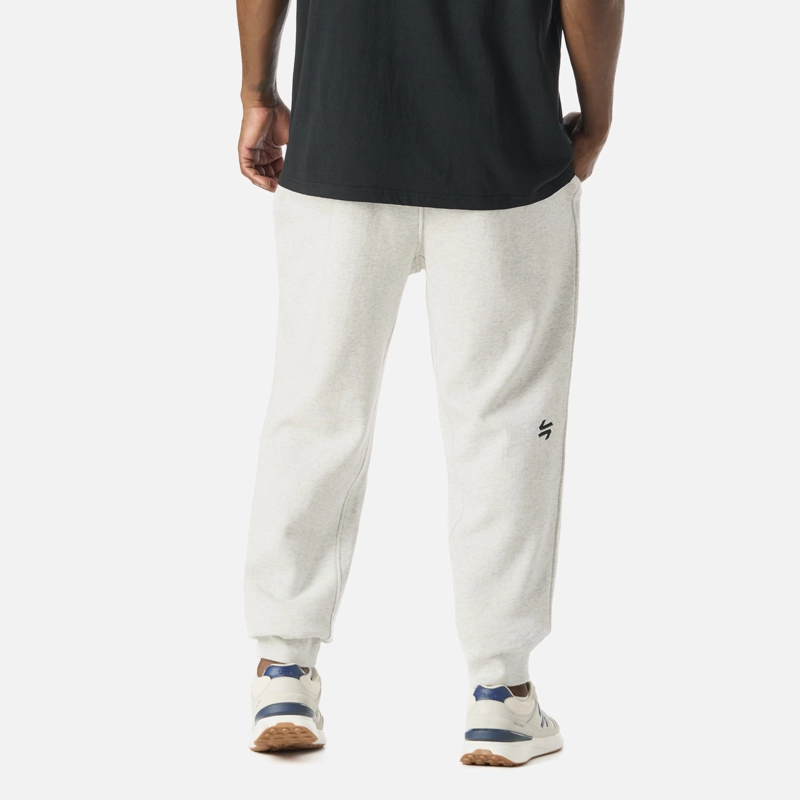 PANTALON HOMBRE COOL DOWN JOGGER PANTS MELANGE GRIS CLARO VULCANO - 4