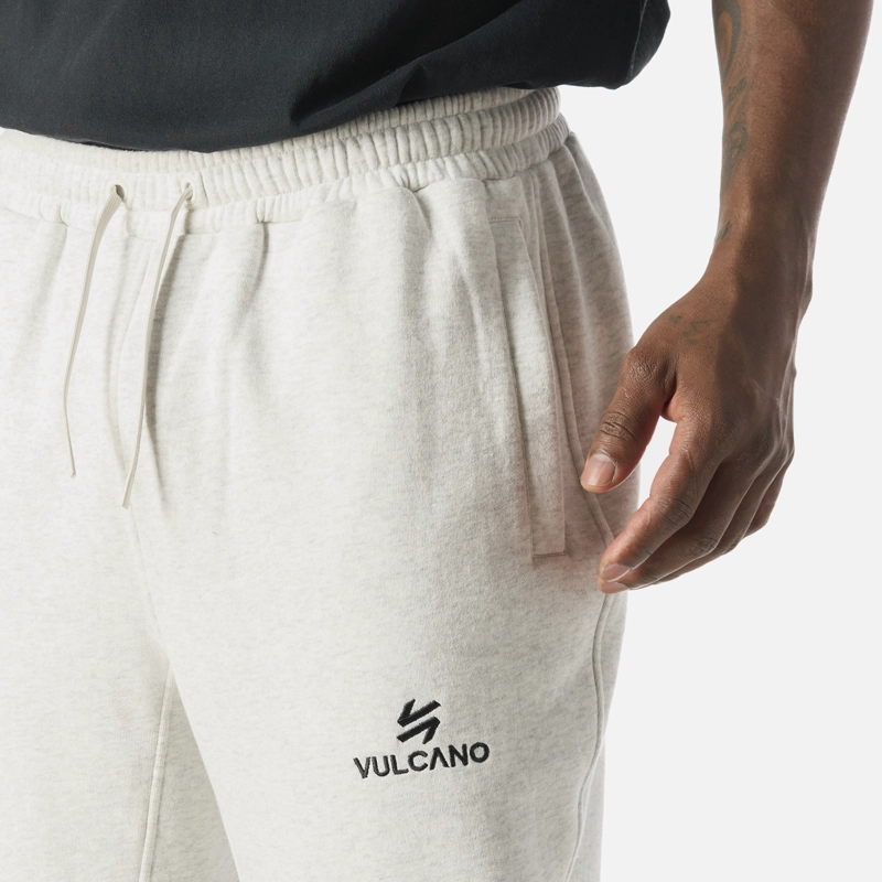 PANTALON HOMBRE COOL DOWN JOGGER PANTS MELANGE GRIS CLARO VULCANO - 5