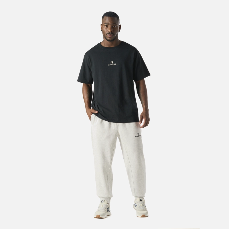 PANTALON HOMBRE COOL DOWN JOGGER PANTS MELANGE GRIS CLARO VULCANO - 7