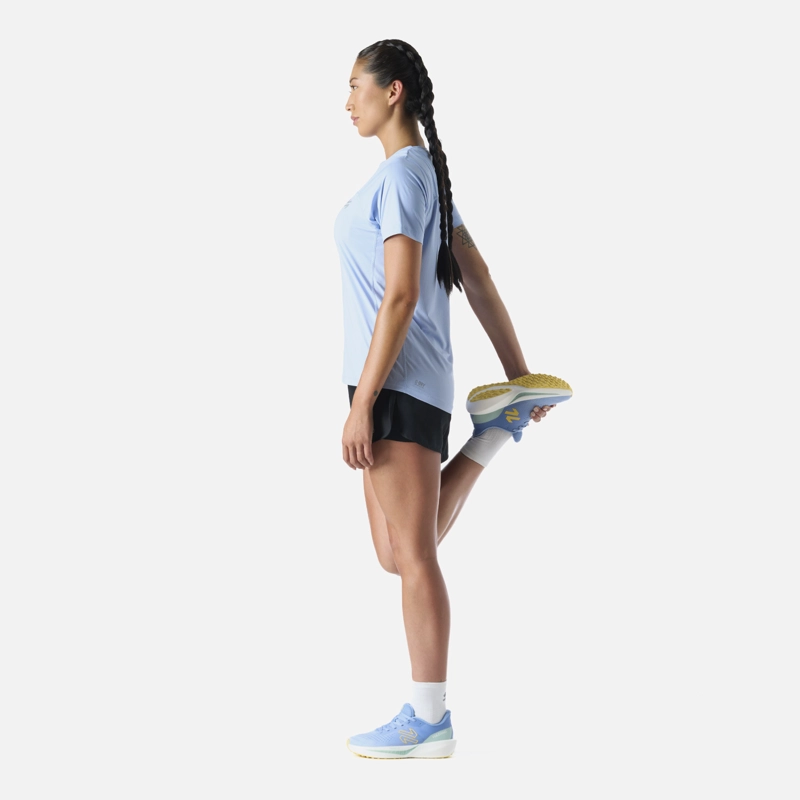 POLERA MUJER BUILT TO MOVE T-SHIRT CELESTE VULCANO - 3