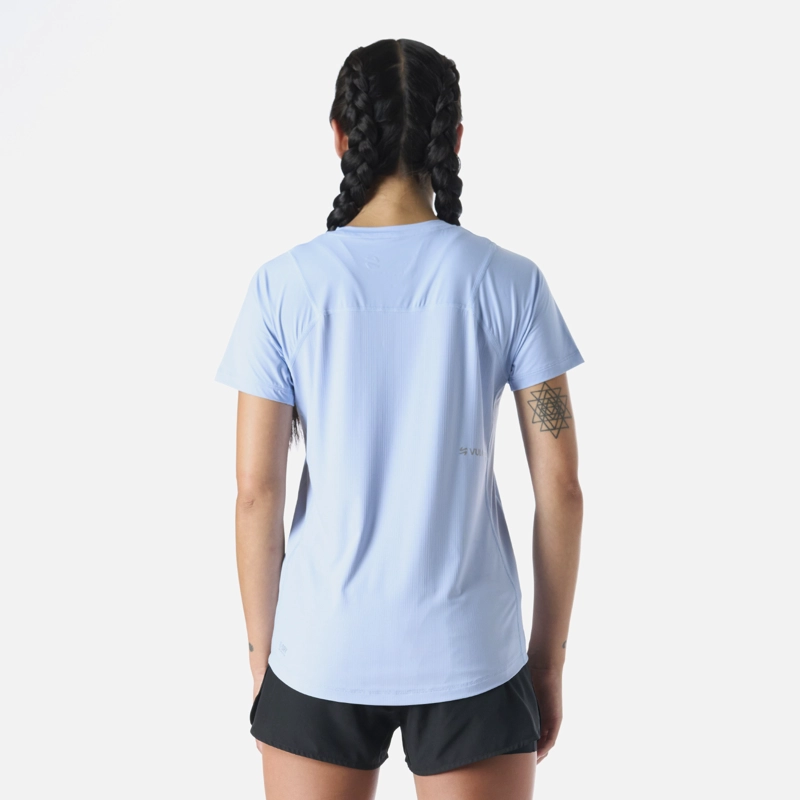 POLERA MUJER BUILT TO MOVE T-SHIRT CELESTE VULCANO - 4